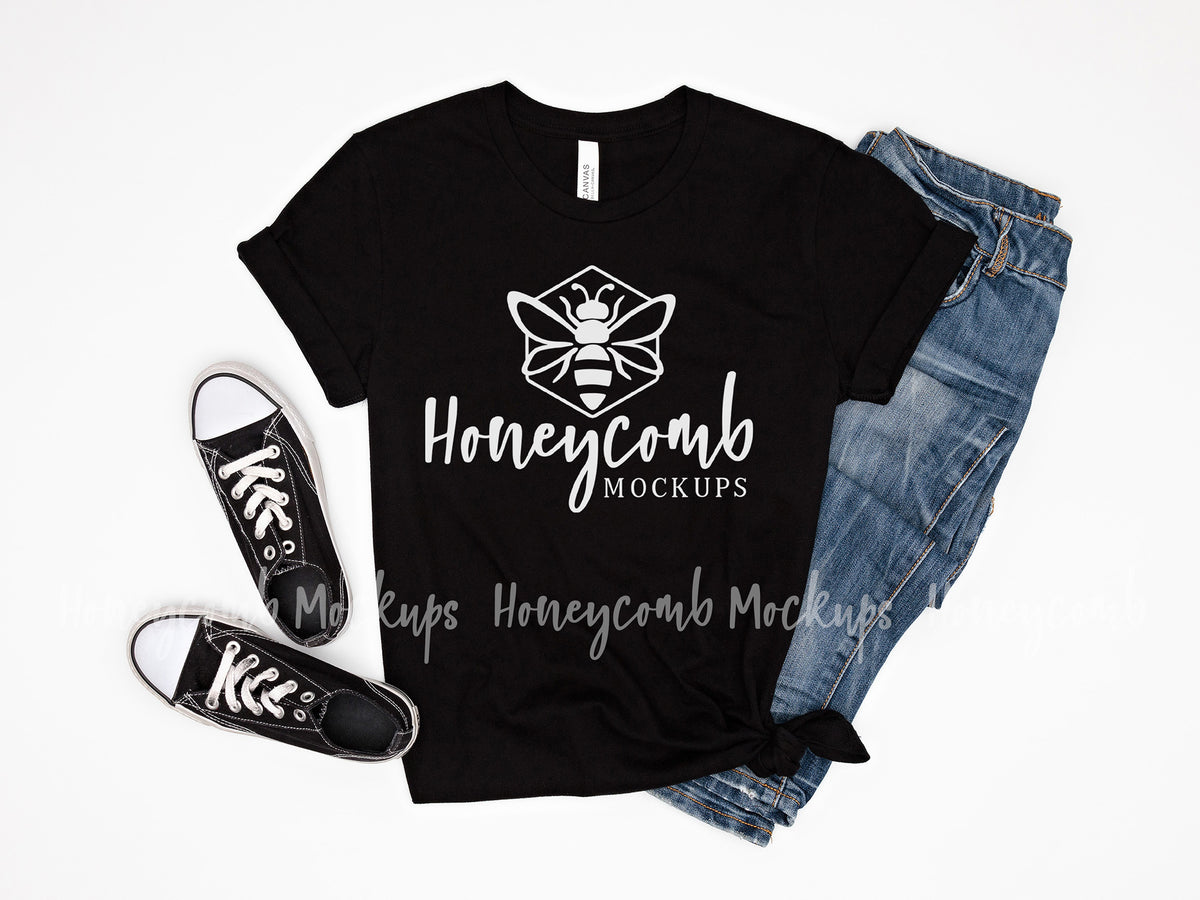 Bella Canvas 3001 T-Shirt | Black | SKU2009