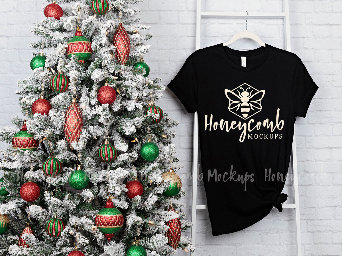 Bella Canvas 3001 T-Shirt | Black | Christmas | SKU1865