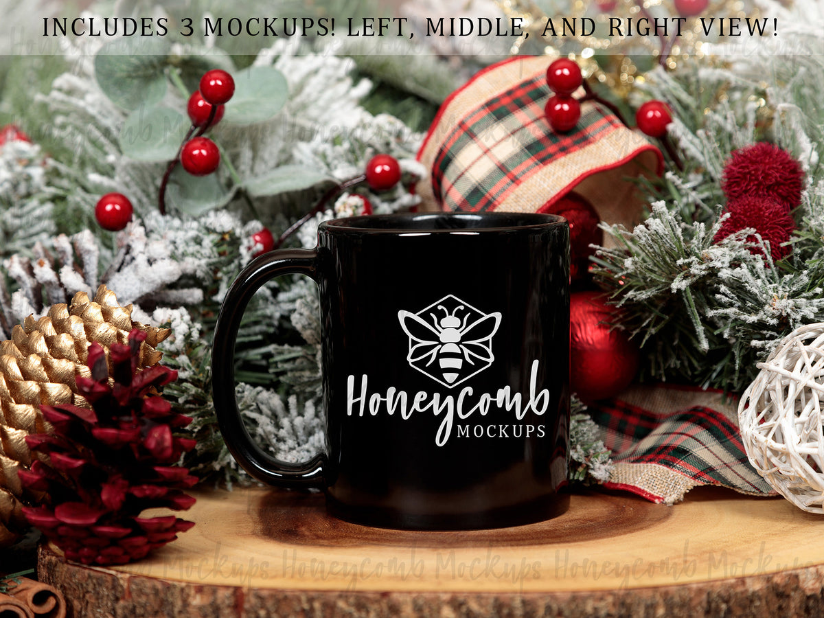 11 Ounce Mug | Black | Christmas | SKU2565