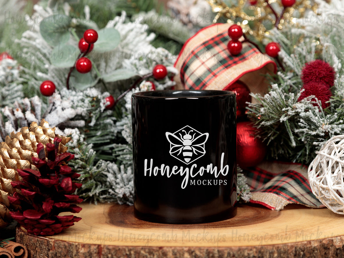11 Ounce Mug | Black | Christmas | SKU2565