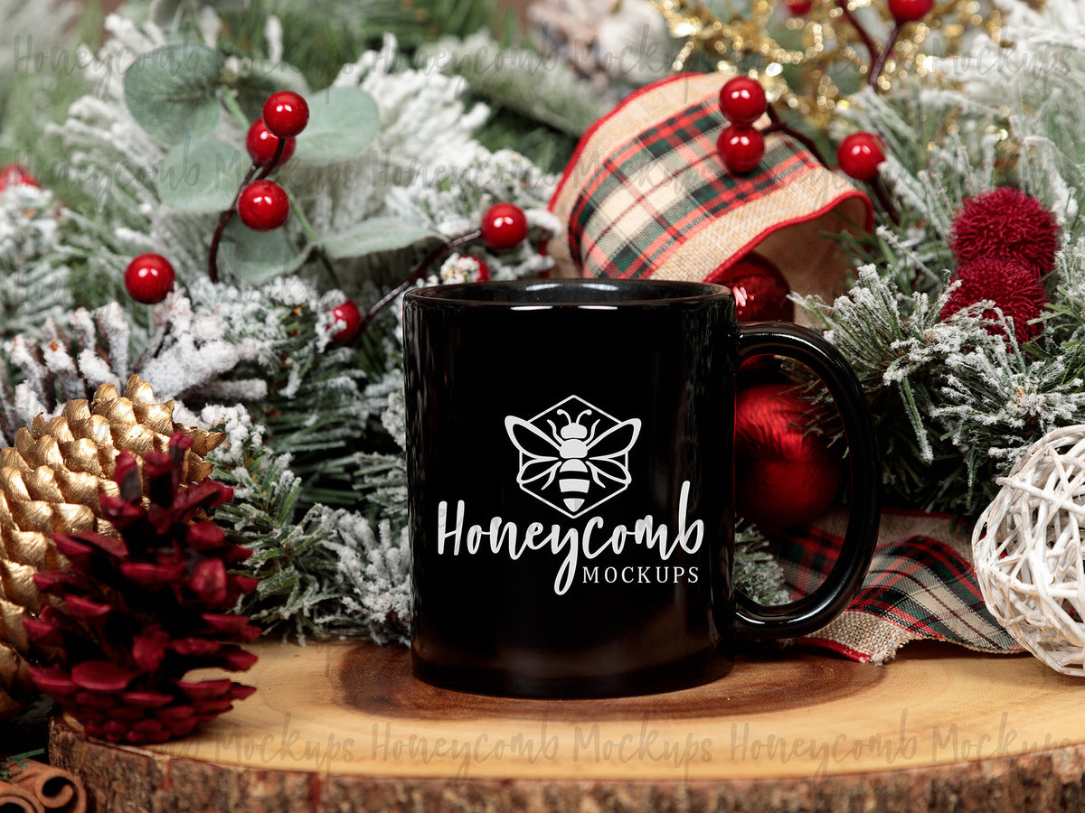 11 Ounce Mug | Black | Christmas | SKU2565