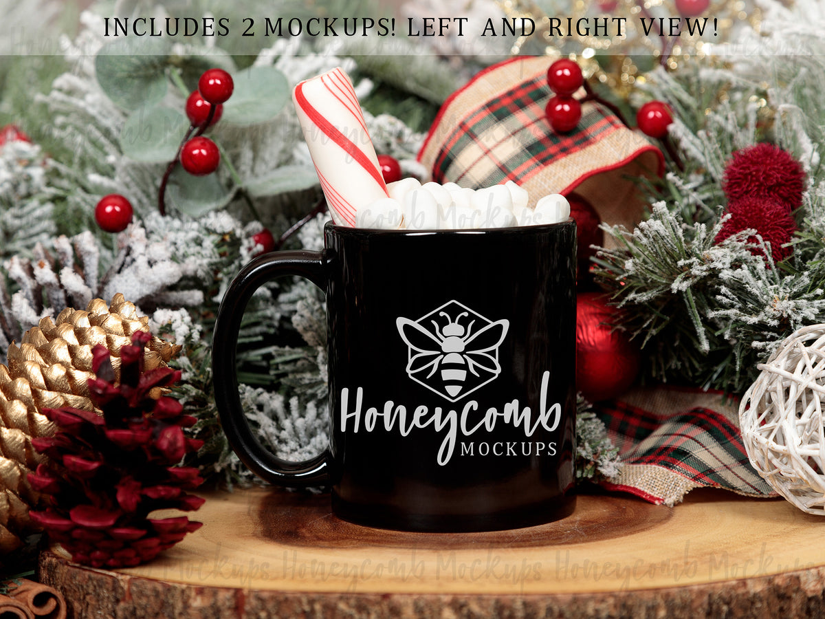 11 Ounce Mug | Black | Christmas | SKU2570