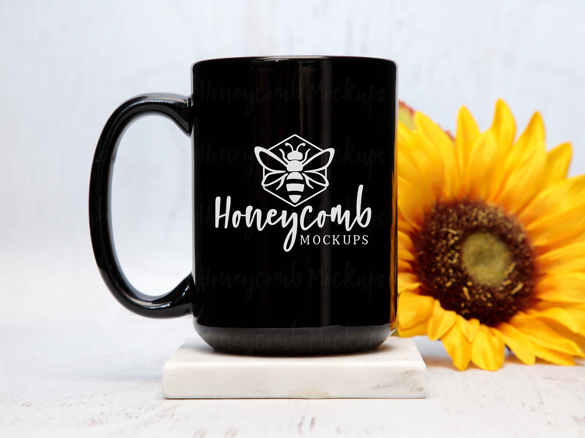 15 Ounce Mug | Black | SKU2704