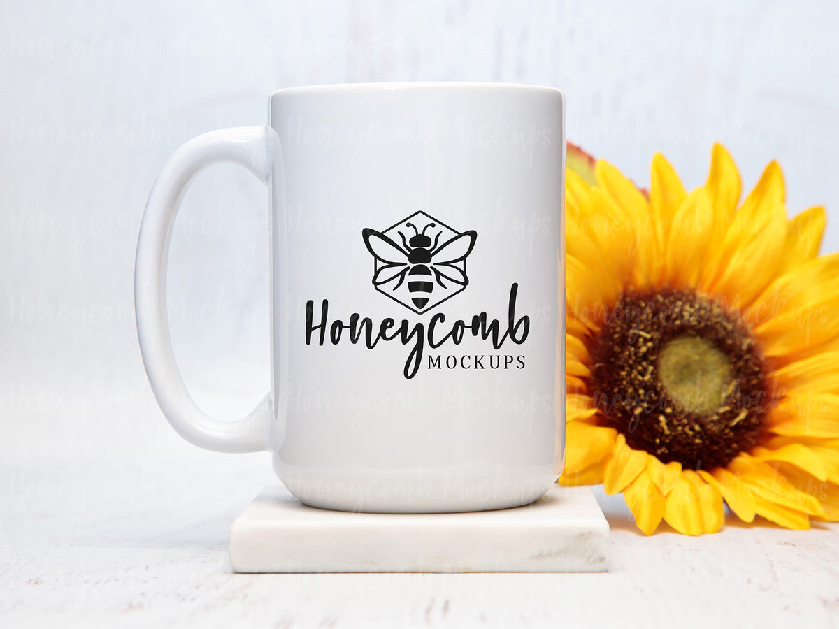15 Ounce Mug | White | SKU2708
