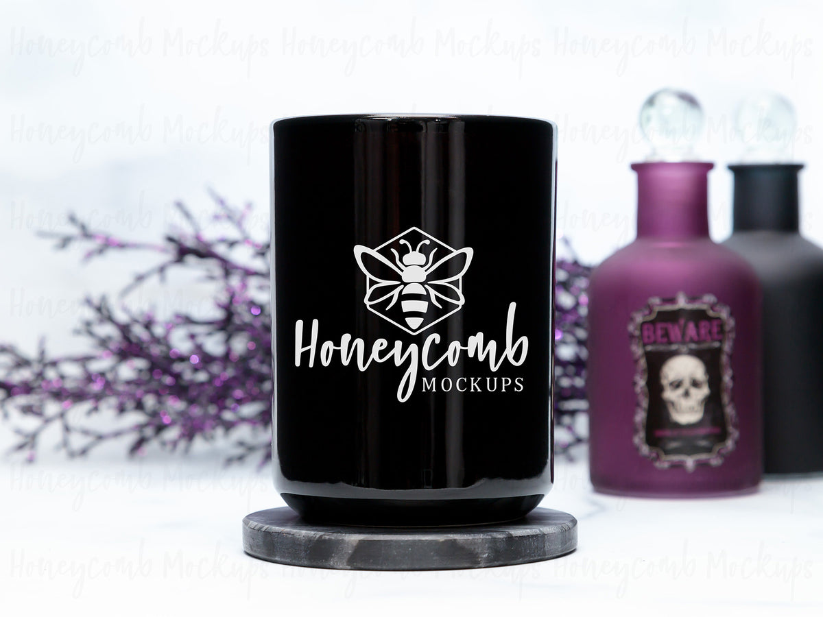 15 Ounce Mug | Black | Halloween | SKU2524