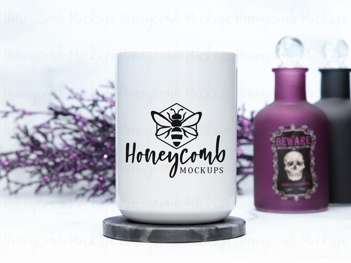 15 Ounce Mug | White | Halloween | SKU2530