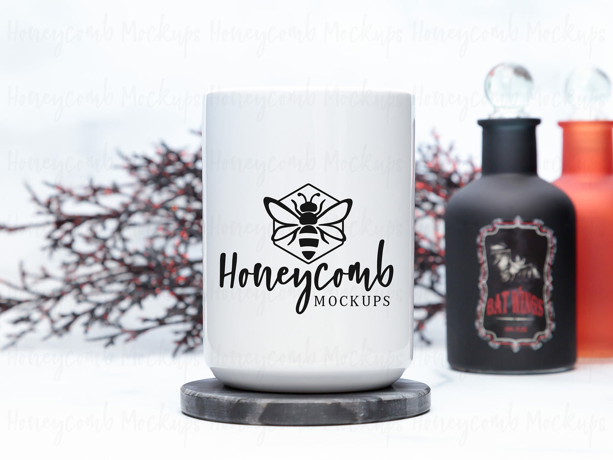 15 Ounce Mug | White | Halloween | SKU2531