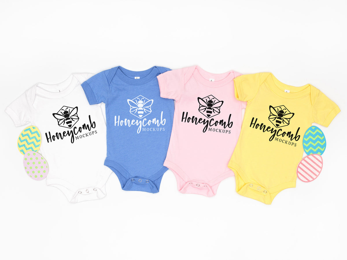 Bella Canvas 100B Bodysuits | Color Showcase | Easter | Siblings | SKU1052