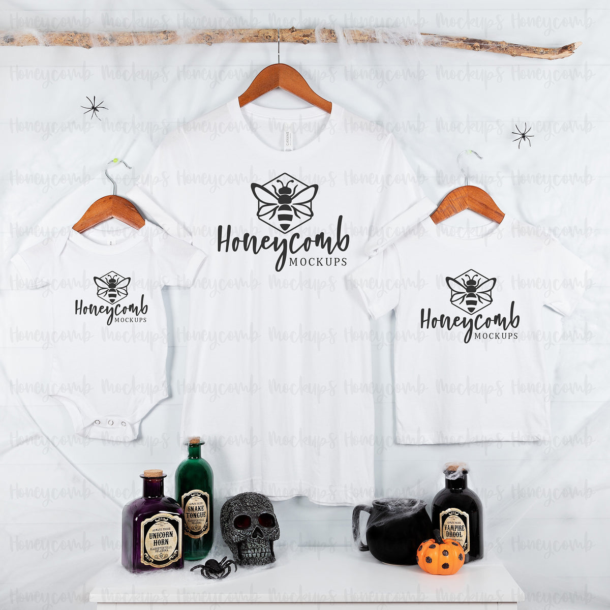 Bella Canvas 100B, 3001, and 3001T | White | Halloween | Mommy and Me | SKU1978