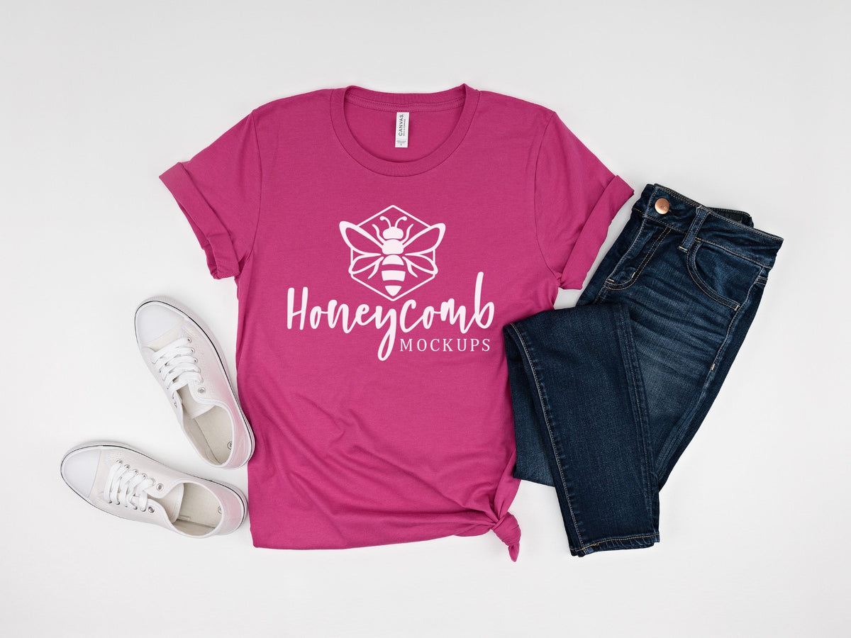 Bella Canvas 3001 T-Shirt | Berry | SKU1008