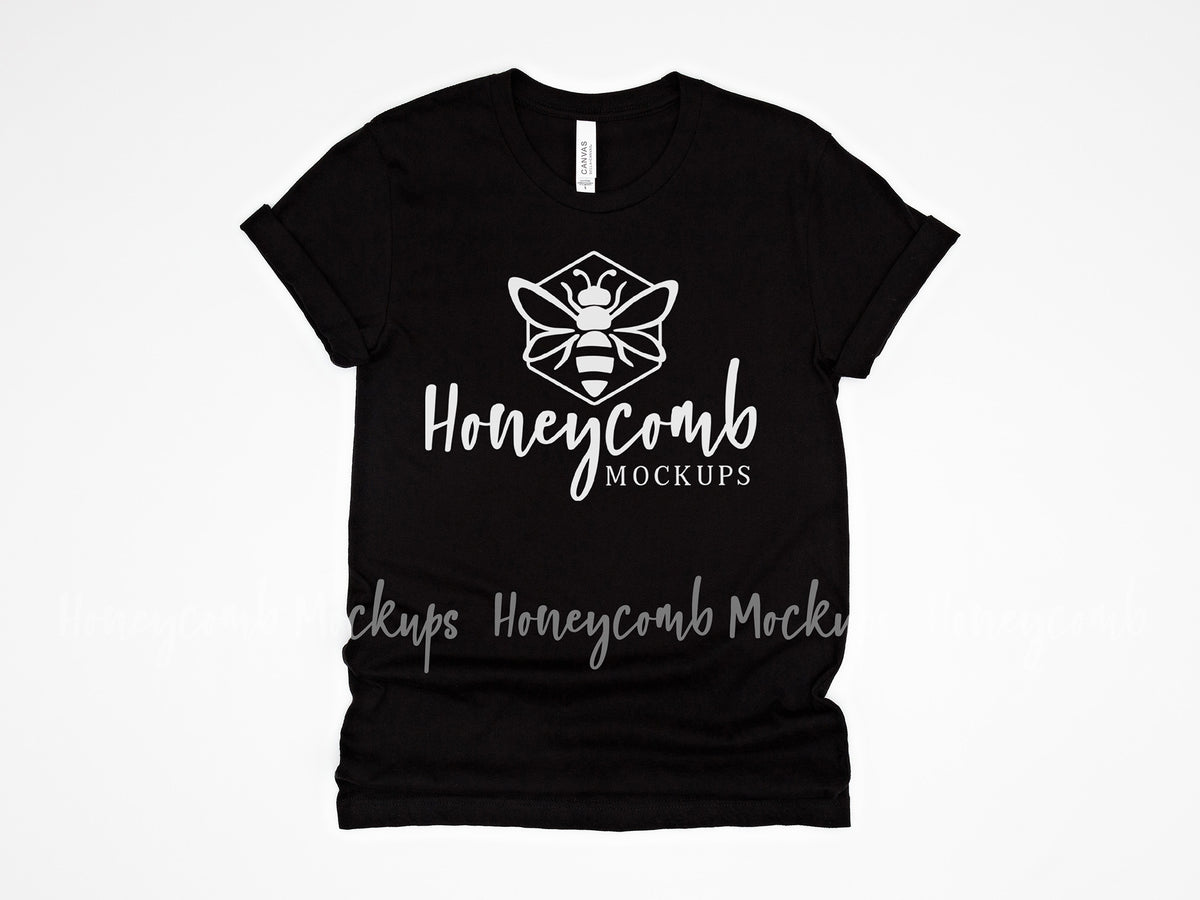 Bella Canvas 3001 T-Shirt | Black | SKU2003