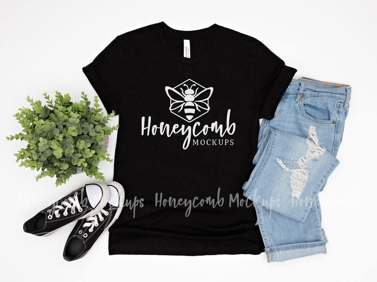 Bella Canvas 3001 T-Shirt | Black | SKU2012