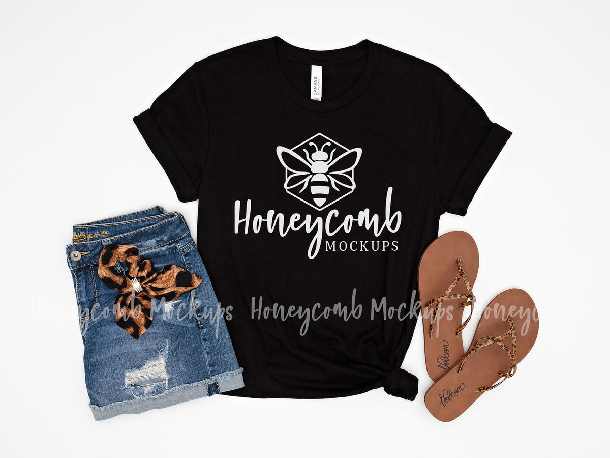 Bella Canvas 3001 T-Shirt | Black | SKU2010