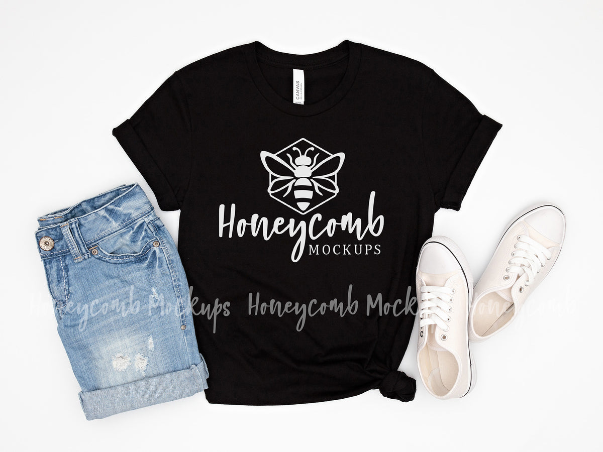 Bella Canvas 3001 T-Shirt | Black | SKU2011