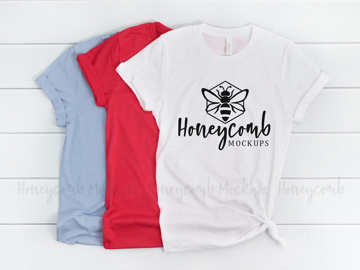 Bella Canvas 3001 T-Shirt | Color Showcase | 4th of July | SKU2258