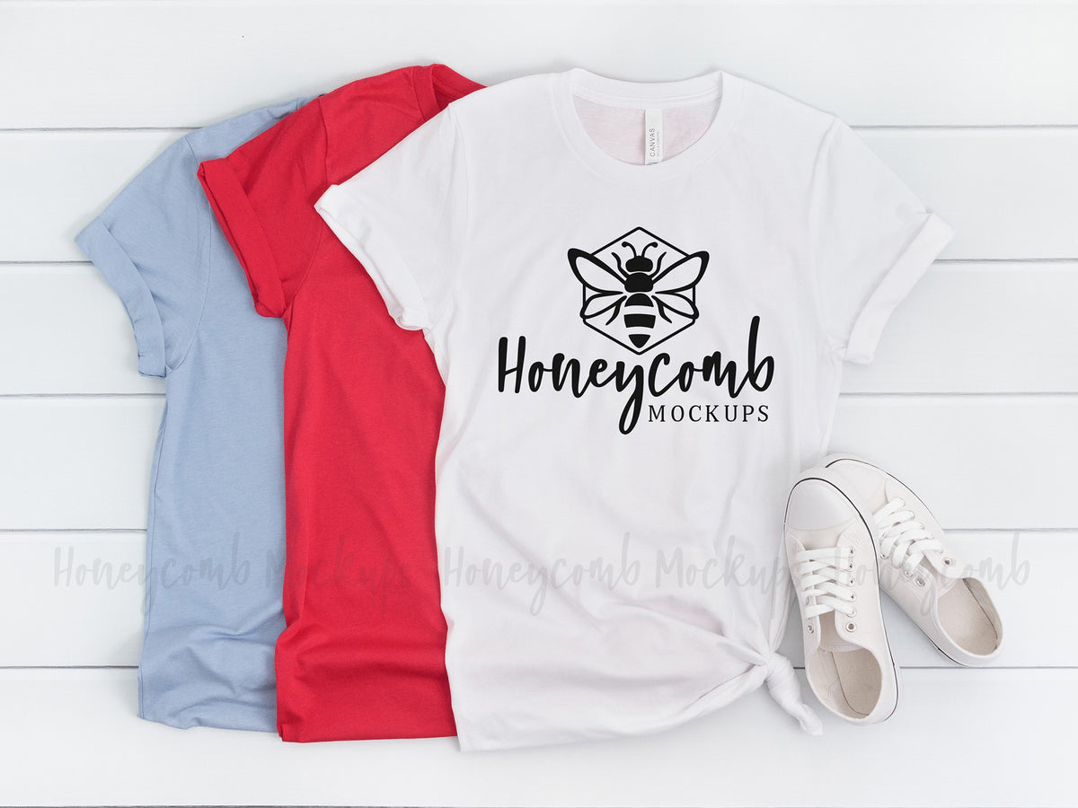 Bella Canvas 3001 T-Shirt | Color Showcase | 4th of July | SKU2260