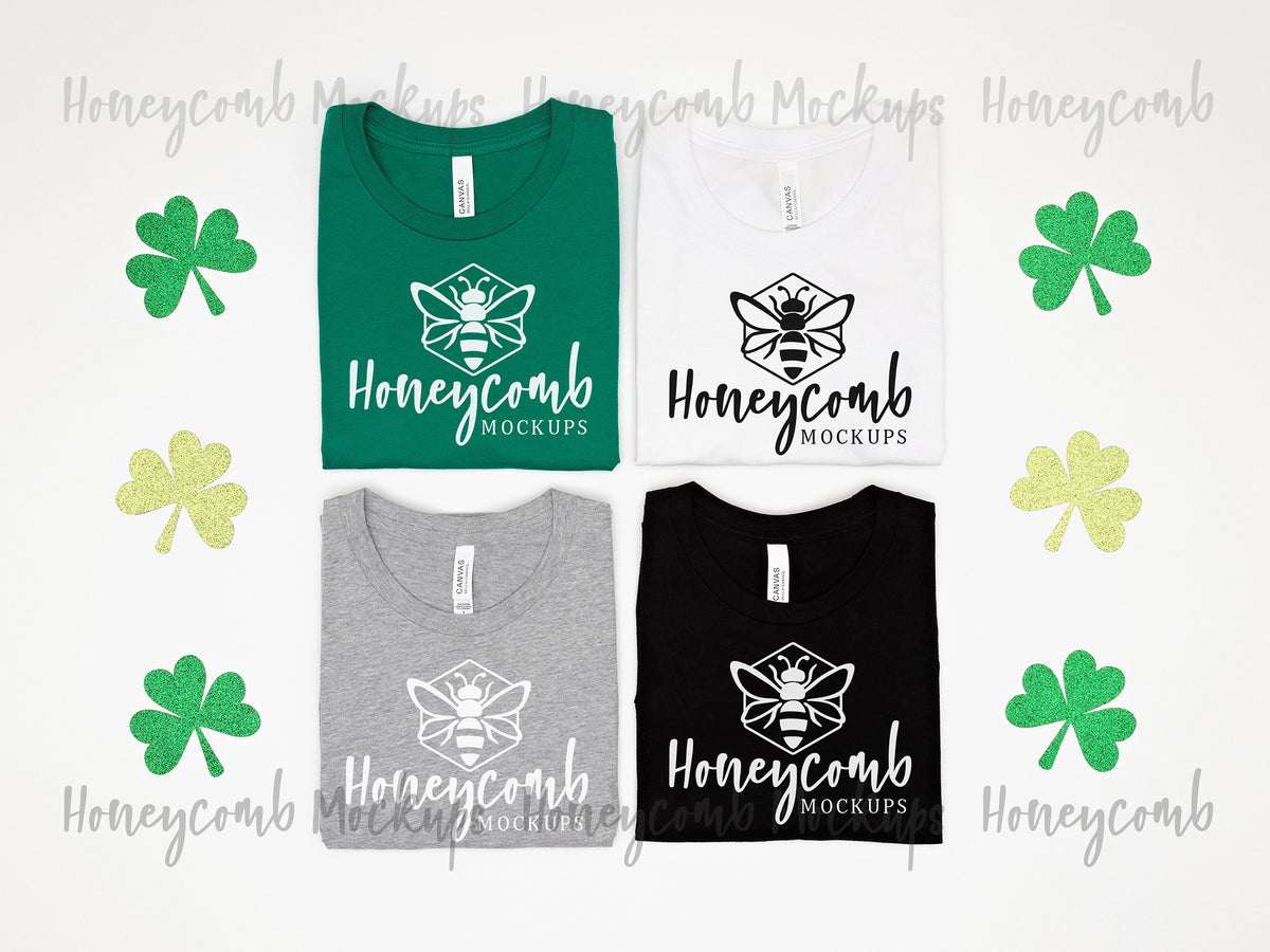 Bella Canvas 3001 T-Shirt | Color Showcase | St Patricks Day | SKU2061
