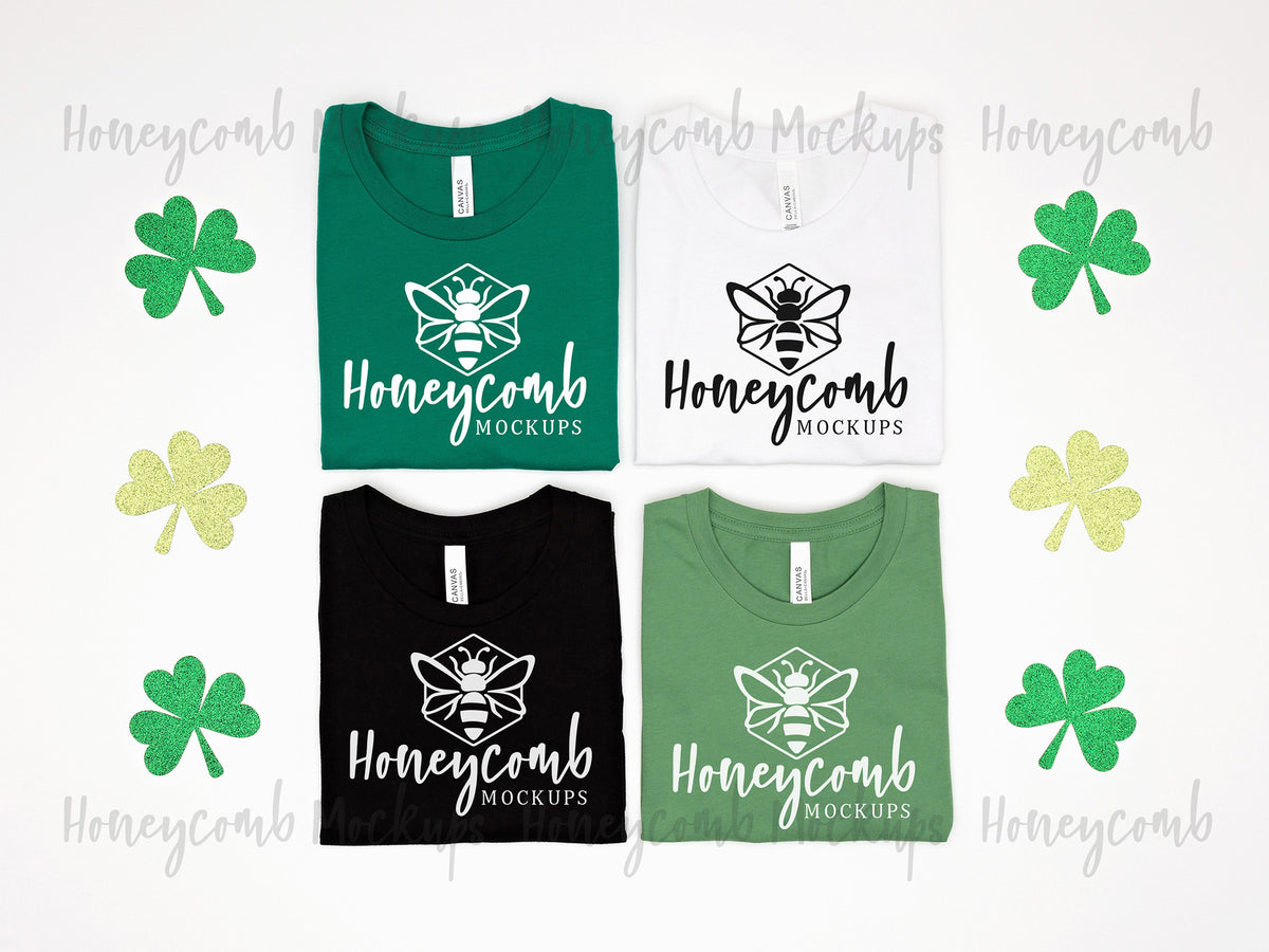 Bella Canvas 3001 T-Shirt | Color Showcase | St Patricks Day | SKU2062