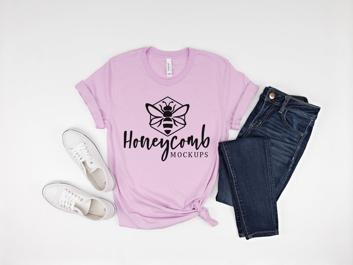 Bella Canvas 3001 T-Shirt | Lilac | SKU1028