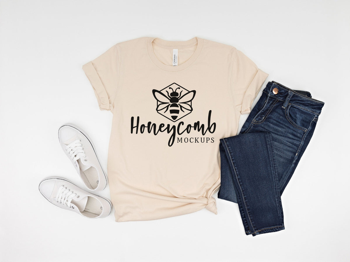 Bella Canvas 3001 T-Shirt | Soft Cream | SKU1033