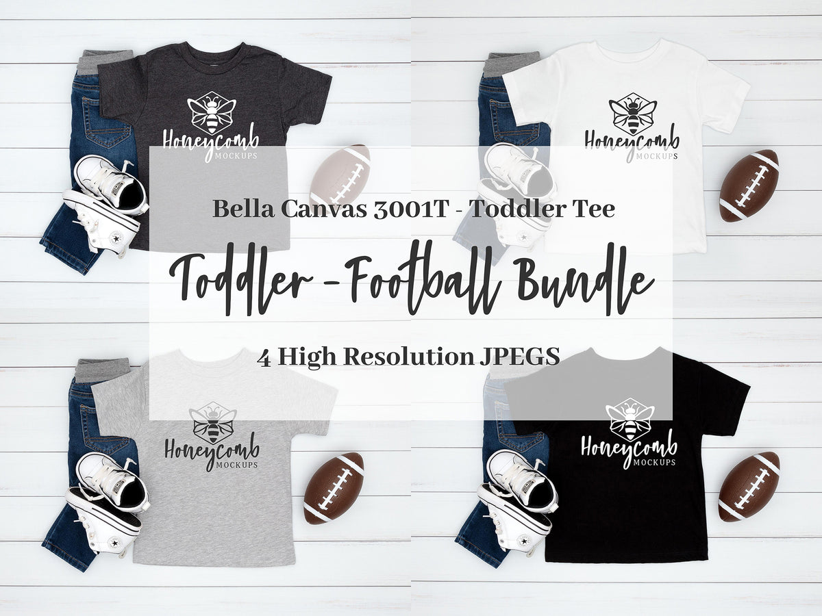Bella Canvas 3001T Football Bundle | Sports | SKU2436