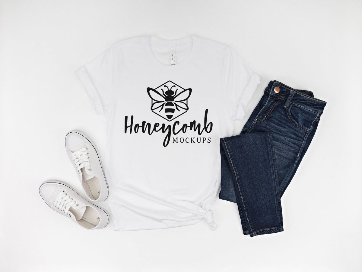 Bella Canvas 3001 T-Shirt | White | SKU1036