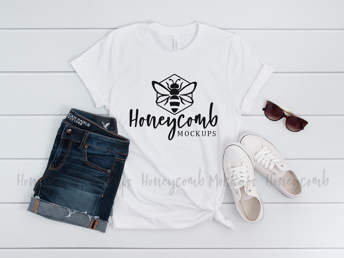 Bella Canvas 3001 T-Shirt | White | SKU2311