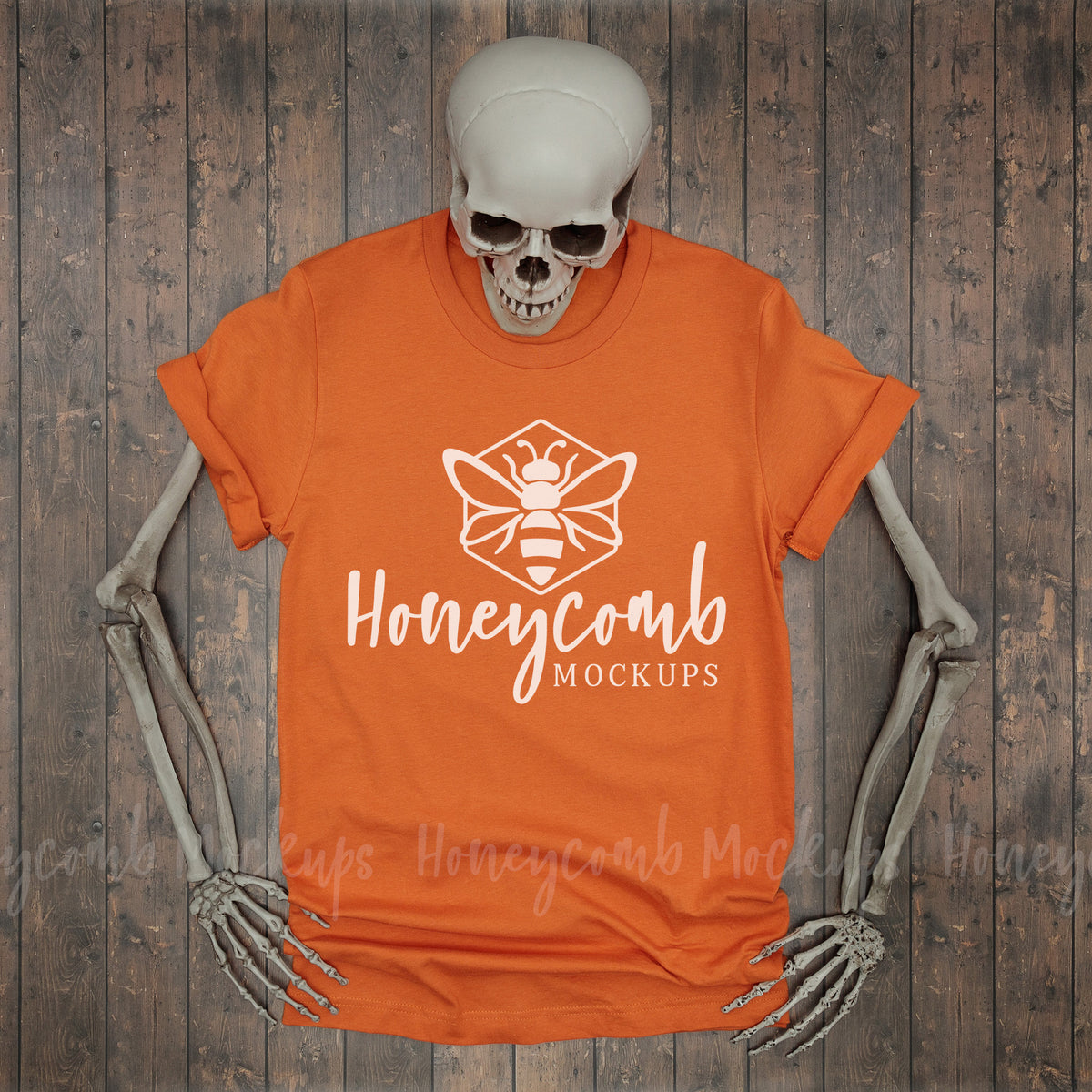 Bella Canvas 3001 T-Shirt | Burnt Orange | Halloween | SKU2231