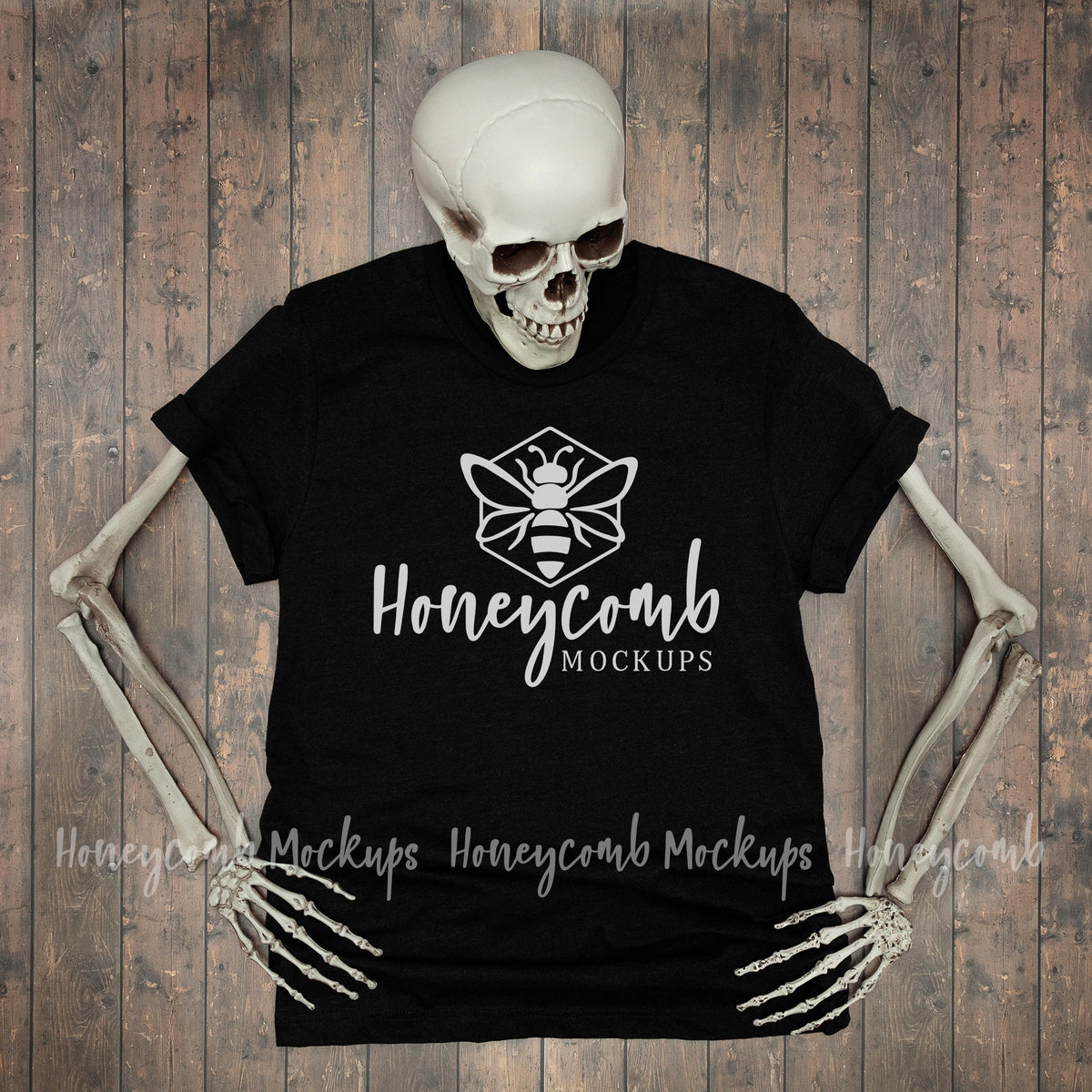 Bella Canvas 3001 T-Shirt | Heather Black | Halloween | SKU2235