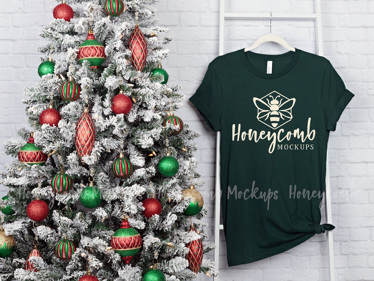 Bella Canvas 3001 T-Shirt | Forest | Christmas | SKU1867