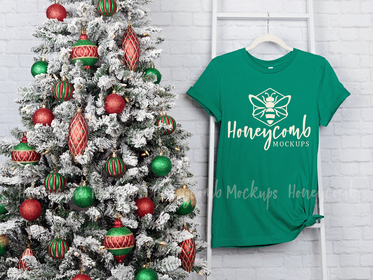 Bella Canvas 3001 T-Shirt | Kelly | Christmas | SKU1871