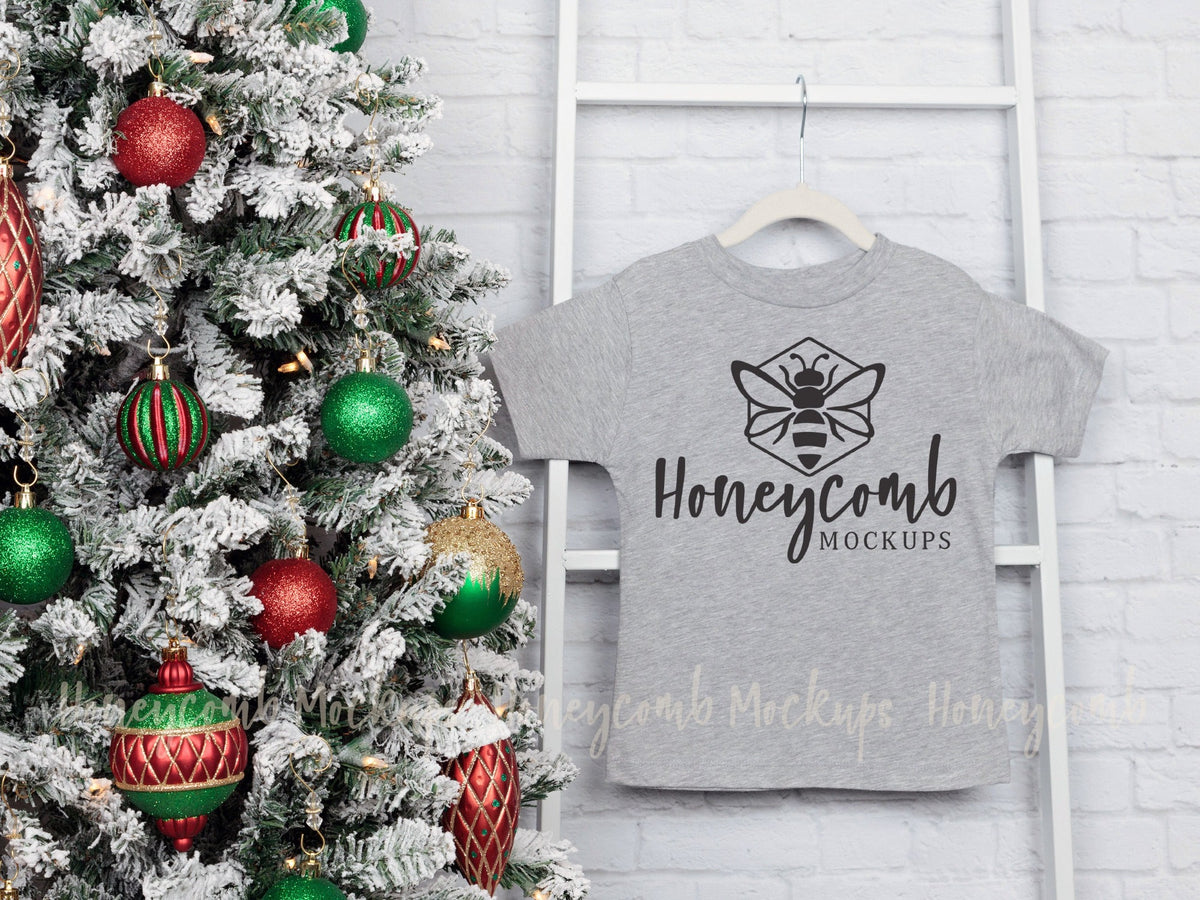 Bella Canvas 3001T T-Shirt | Athletic Heather | Christmas | SKU1875