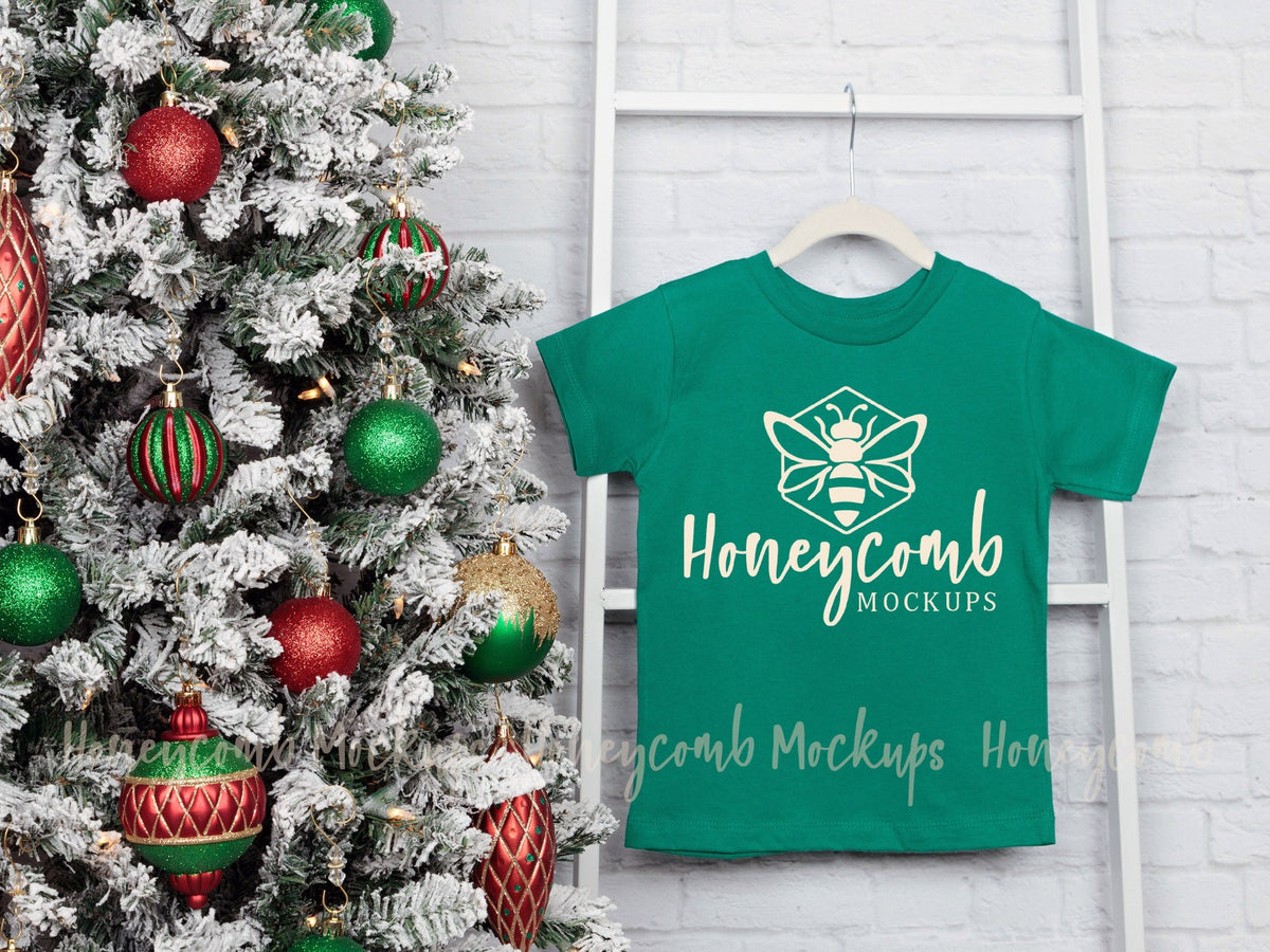 Bella Canvas 3001T T-Shirt | Kelly | Christmas | SKU1880