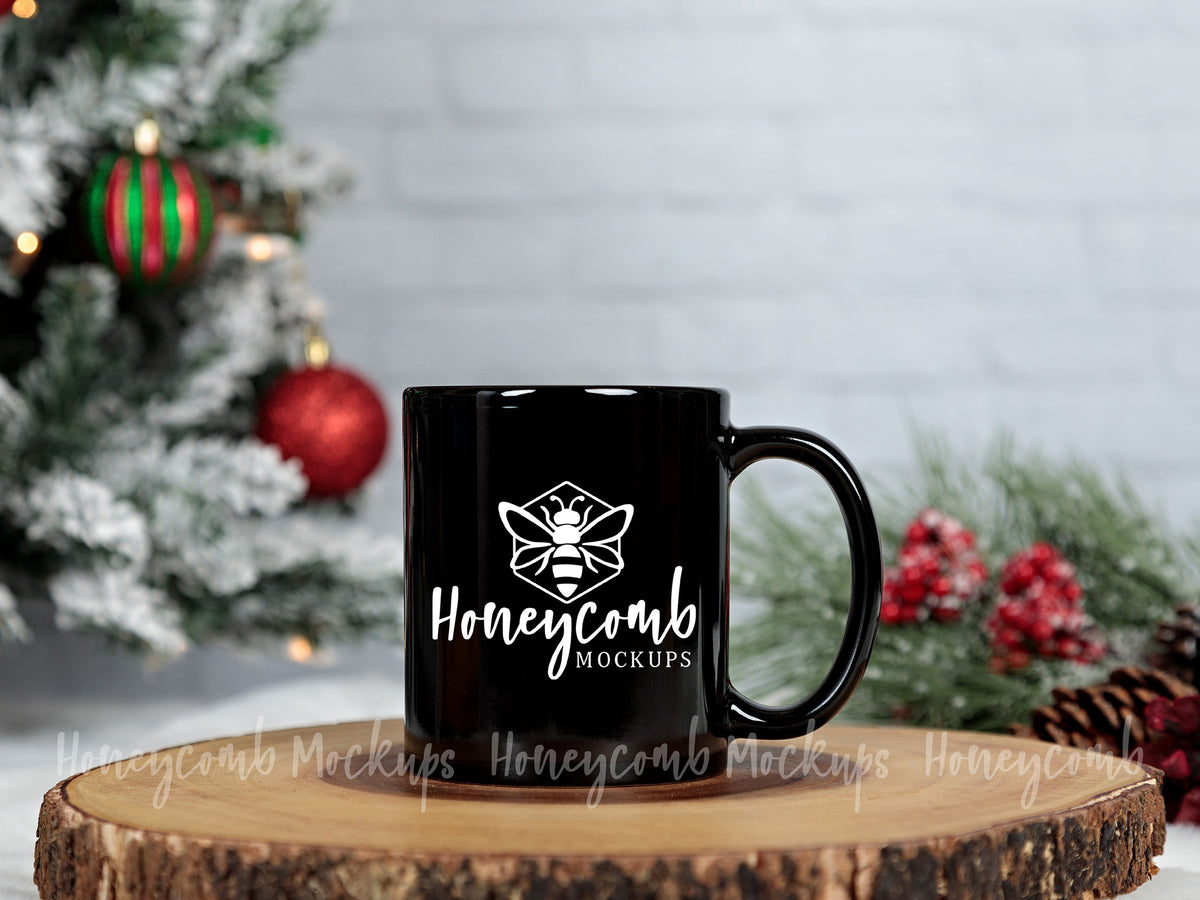 11 Ounce Mug | Black | Christmas | SKU1771