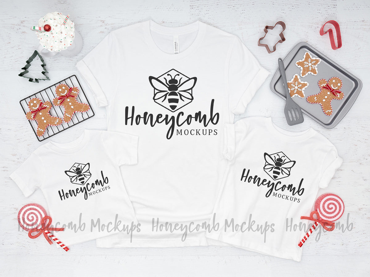 Bella Canvas 3001B, 3001, 3001T | White | Christmas | Mommy and Me |  Cookie Crew | SKU1507