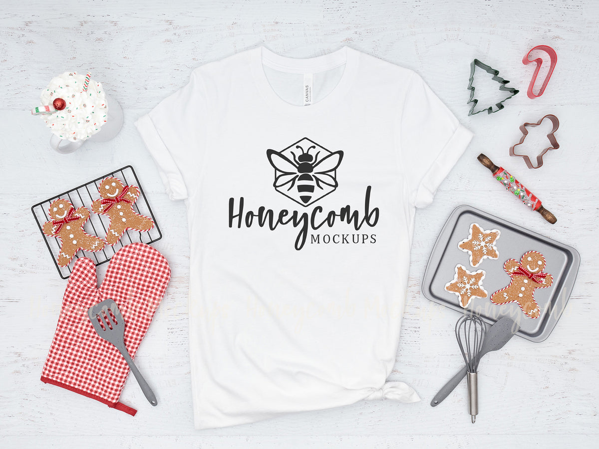 Bella Canvas 3001 T-Shirt | White | Christmas | Cookie Crew | SKU1496