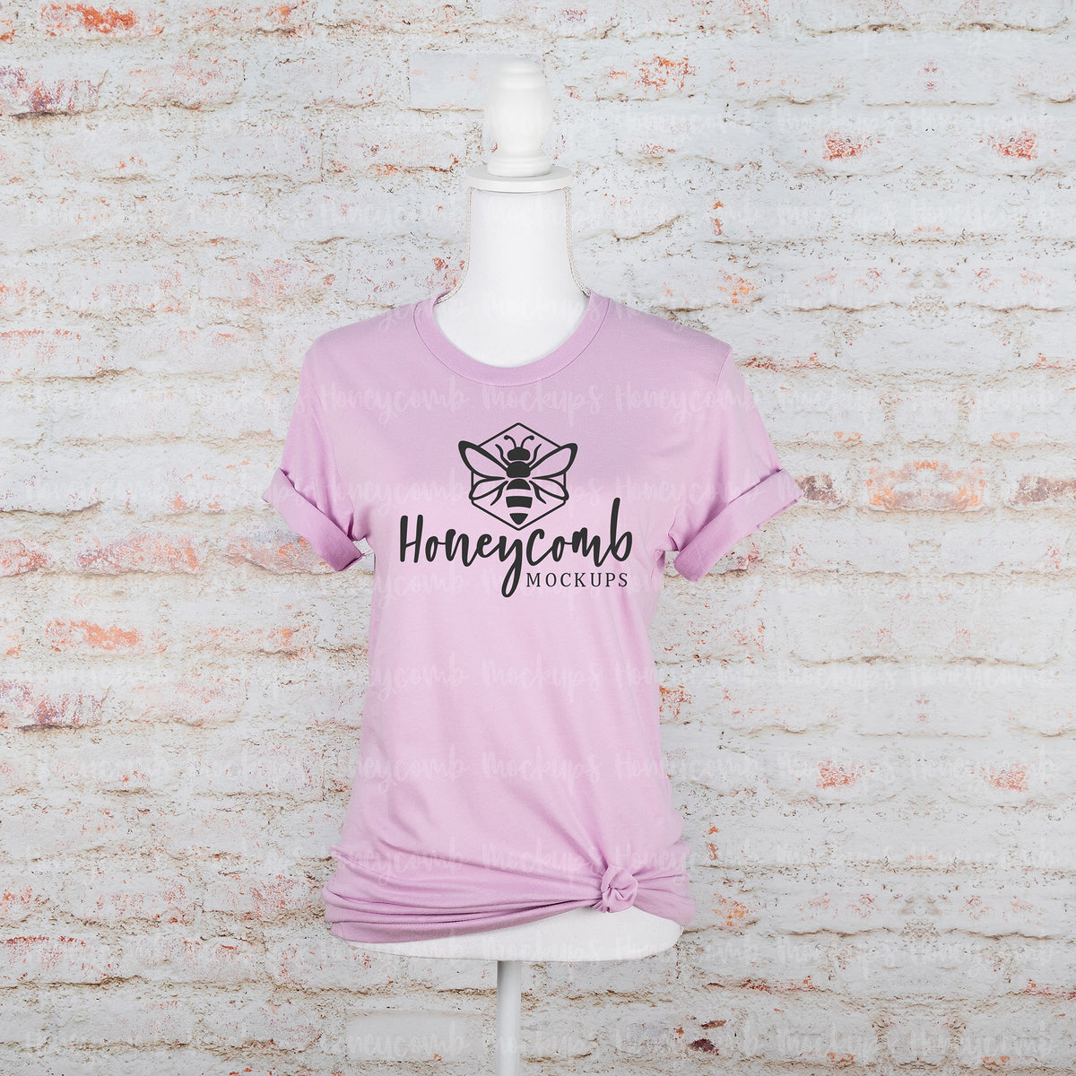 Bella Canvas 3001 T-Shirt | Lilac | Mannequin | SKU1379
