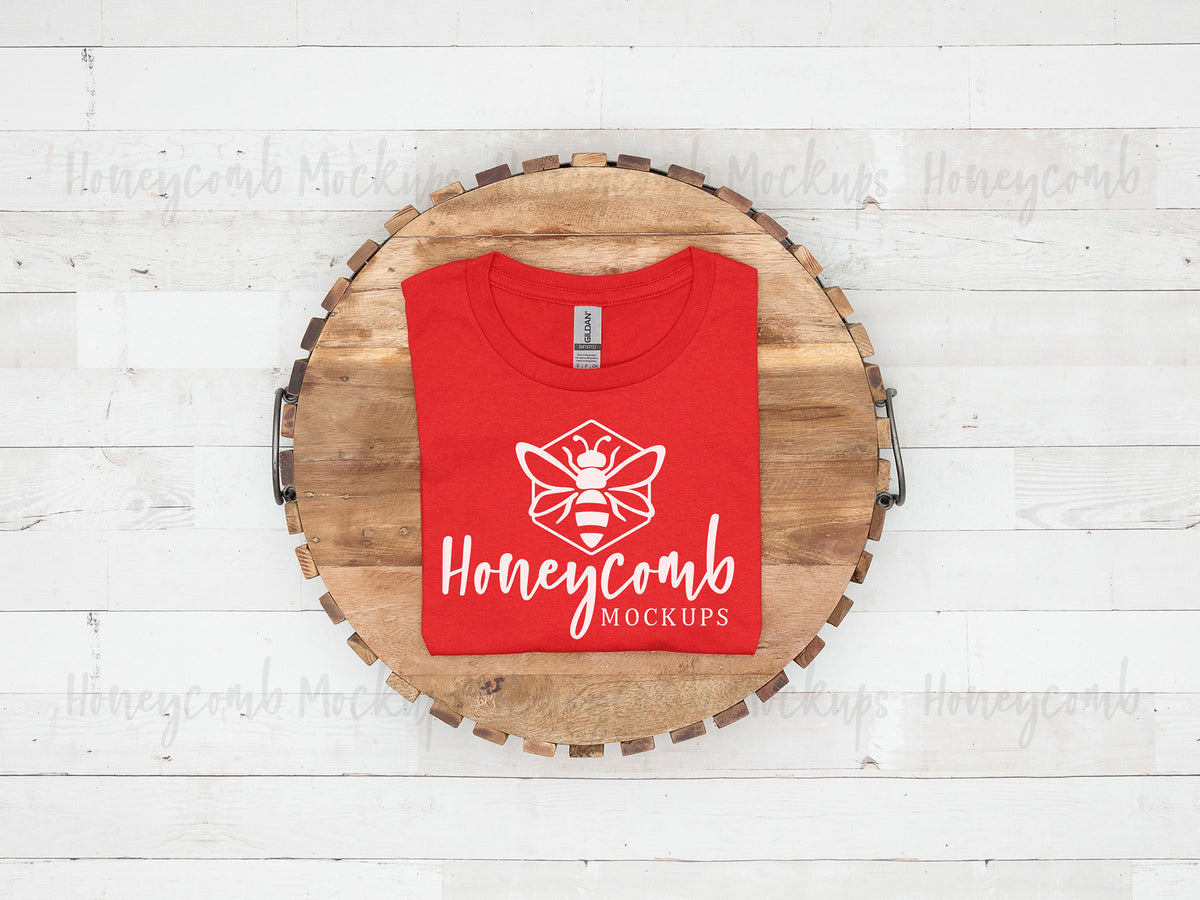 Gildan 64000 T-Shirt | Red | SKU2366
