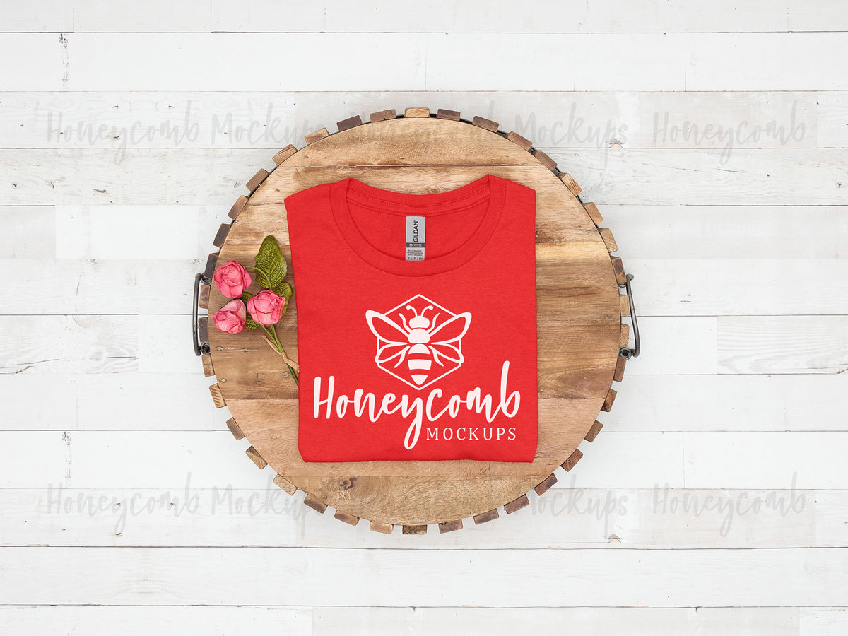 Gildan 64000 T-Shirt | Red | SKU2368