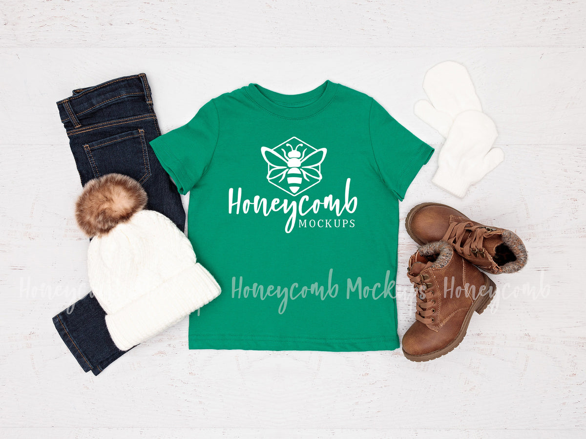 Rabbit Skins 3321 T-Shirt | Kelly | Christmas | Toddler Girl | SKU1713