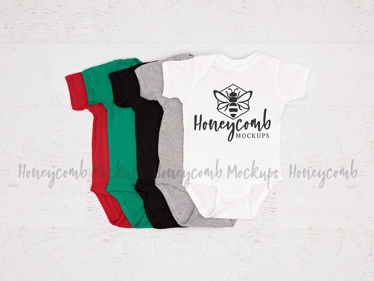 Rabbit Skins 4400 Bodysuit | Color Showcase | Christmas | SKU1748