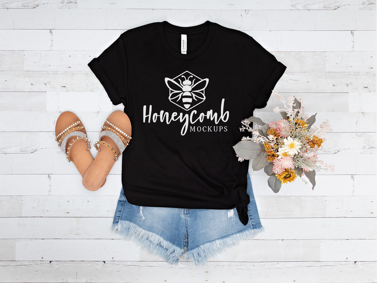Bella Canvas 3001 T-Shirt | Black | SKU1550