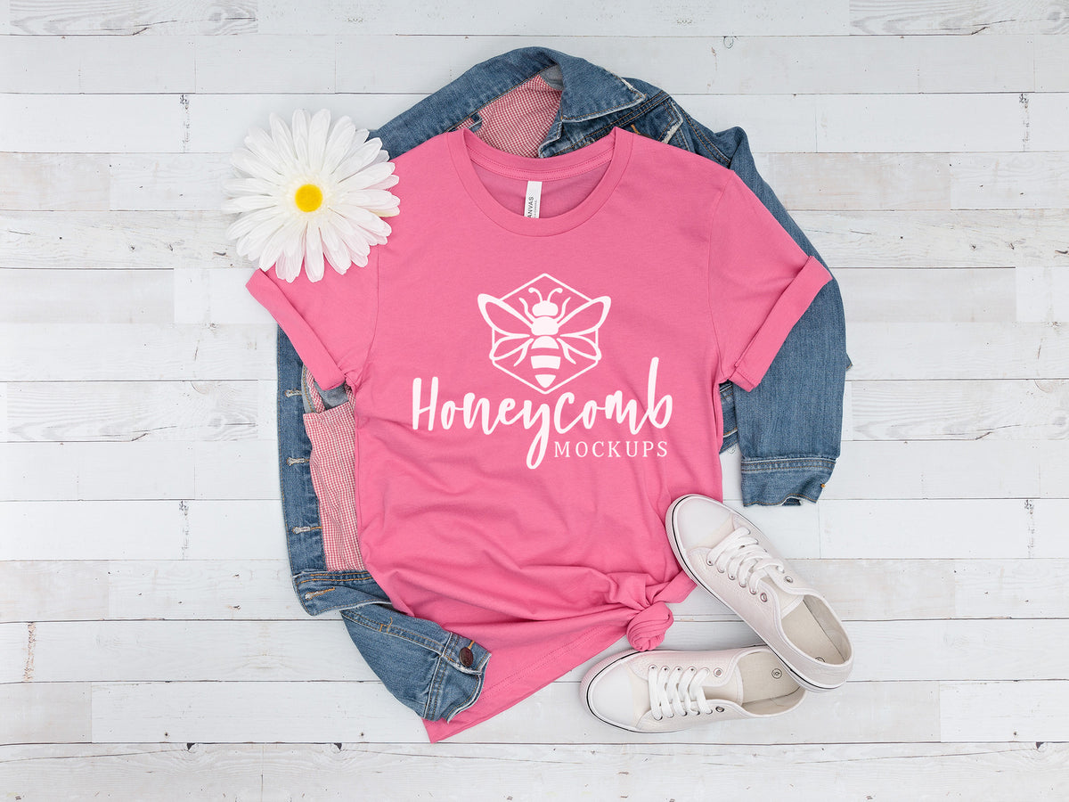 Bella Canvas 3001 T-Shirt | Charity Pink | SKU1554