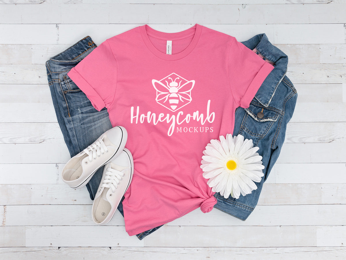 Bella Canvas 3001 T-Shirt | Charity Pink | SKU1555